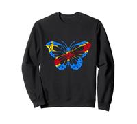 Drapeau du Congo Papillon Racines Congolaises République du Congo RDC Sweatshirt