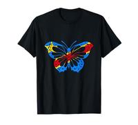 Drapeau du Congo Papillon Racines Congolaises République Du Congo RDC T-Shirt