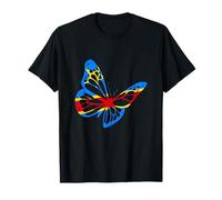 Drapeau du Congo République du Congo Papillon Racines congolaises T-Shirt