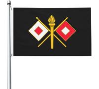 Drapeau du Corps des signaux de l'armée bannière extérieure en Polyester de 3x5 pieds drapeau de jardin Durable décoration intérieure