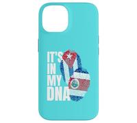 Drapeau du Costa Rica et Cuban Mix ADN Heritage Coque pour iPhone 14