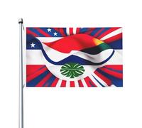 Drapeau du Costa Rica imprimé drapeau extérieur de jardin 9,5 x 1,5 m