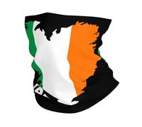 Drapeau du Cœur De L'Irlande Homme Femme Echarpe Tête Pirate Unique Bandeau Magique Respirant Décoration Faciale pour Motorcycle Sports Yoga