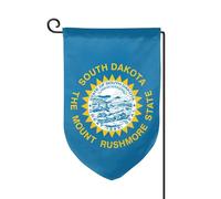 Drapeau du Dakota du Sud - Drapeau de bienvenue - Décoration extérieure - Pour jardin et terrasse - 30,5 x 45,7 cm - Plusieurs formes