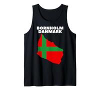 Drapeau du Danemark Bornholm Débardeur