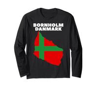 Drapeau du Danemark Bornholm Manche Longue