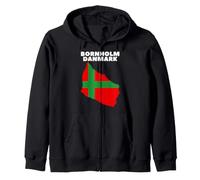 Drapeau du Danemark Bornholm Sweat à Capuche