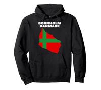 Drapeau du Danemark Bornholm Sweat à Capuche