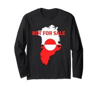 Drapeau du Danemark Groenland n'est Pas à Vendre Support Design Danois Manche Longue