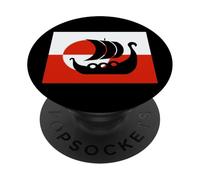 Drapeau du Danemark Groenland n'est Pas à Vendre Support Design Danois PopSockets PopGrip Adhésif