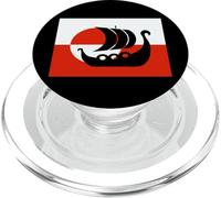 Drapeau du Danemark Groenland n'est Pas à Vendre Support Design Danois PopSockets PopGrip pour MagSafe