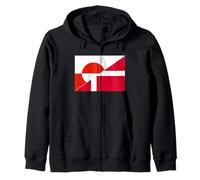 Drapeau du Danemark Groenland n'est Pas à Vendre Support Design Danois Sweat à Capuche