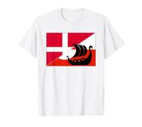 Drapeau du Danemark Groenland n'est Pas à Vendre Support Design Danois T-Shirt Graphique avec Valeur, Homme, Blanc, M