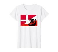 Drapeau du Danemark Groenland n'est Pas à Vendre Support Design Danois T-Shirt Graphique avec Valeur, Femme, Blanc, XS