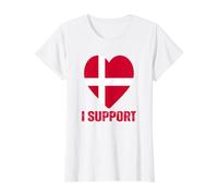 Drapeau du Danemark Groenland n'est Pas à Vendre Support Design Danois T-Shirt Graphique avec Valeur, Femme, Blanc, XS