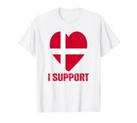 Drapeau du Danemark Groenland n'est Pas à Vendre Support Design Danois T-Shirt Graphique avec Valeur, Homme, Blanc, L