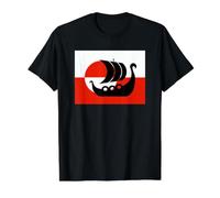 Drapeau du Danemark Groenland n'est Pas à Vendre Support Design Danois T-Shirt Graphique avec Valeur, Homme, Noir, S