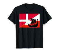 Drapeau du Danemark Groenland n'est Pas à Vendre Support Design Danois T-Shirt Graphique avec Valeur, Homme, Noir, XL