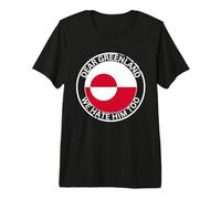 Drapeau du Danemark Groenland n'est Pas à Vendre Support Design Danois T-Shirt Haut de Gamme