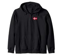 Drapeau du Danemark pour hommes, femmes, enfants Sweat à Capuche
