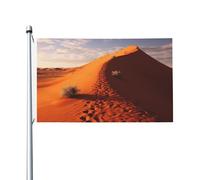 Drapeau du désert de 9,6 x 1,5 m, double face, drapeau de jardin vertical avec œillets en laiton, toile de fond photo, drapeau de cour pour intérieur et extérieur