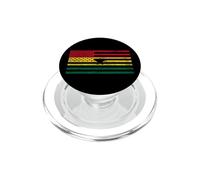 Drapeau du Ghana USA - Citoyen de la nationalité américaine du Ghana PopSockets PopGrip pour MagSafe