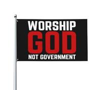 Drapeau du gouvernement du culte de Dieu, bannière décorative extérieure de 3x5 pieds, drapeau Standard suspendu à l'extérieur pour panneau de cour, drapeau de vacances pour pelouse de jardin