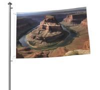 Drapeau du Grand Canyon de l'Arizona - 6,1 x 0,9 m - Impression double face - Drapeau de jardin pour l'extérieur - Bannière cadeau avec œillets - Toile de fond pour photo pour décoration intérieure et