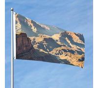 Drapeau du Grand Canyon de l'Arizona - 6 x 0,9 m - Double face - Ne se décolore pas - Drapeau de jardin avec bannière extérieure en laiton - Décoration pour cour, porche, pelouse