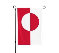 Drapeau du Groenland Convient pour l'intérieur et l'extérieur, parfait pour la maison, le jardin, les événements et les expositions patriotiques.
