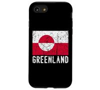 Drapeau du Groenland vieilli pour hommes, femmes, enfants Coque pour iPhone SE (2020) / 7 / 8