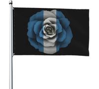 Drapeau du Guatemala, drapeaux roses, bannière de 1,2 m x 1,8 m, décoration extérieure pour patio, pelouse et jardin, couleurs vives et résistantes à la décoloration