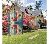Drapeau du Guatemala et du Mexique, double face, 28 x 40 pouces, décoration extérieure pour jardin