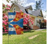 Drapeau du Honduras et de la région du Tigré, double face, 28 x 40 pouces, décoration extérieure pour jardin