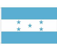 Drapeau du HONDURAS. Qualité Satin Premium. Grande taille 150 x 90 cm.