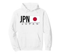 Drapeau du Japon Code Pays Japonais JPN Sports Jeux Athlète Sweat à Capuche