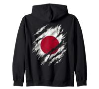 Drapeau du Japon - Design Patriotique Sweat à Capuche