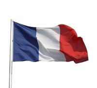 Drapeau du jardin national français, couleurs vives résistantes aux œillets / 60x90cm