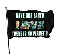 Drapeau du jour de la terre 3x5 2022, protège notre terre, aime notre planète, avec œillet métallique, sans mât