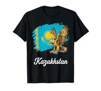 Drapeau du Kazakhstan Aigle Symbole National T-Shirt