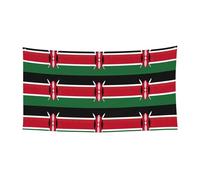 Drapeau du Kenya - Bannière de cadeaux de vacances, décoration à suspendre pour lui, Noël, Halloween, fête