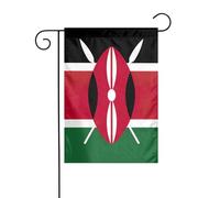 Drapeau du Kenya - Petit drapeau de Noël - Double face - Décoration de pelouse pour l'extérieur