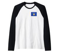 Drapeau du Kosovo du Kosovo Manche Raglan