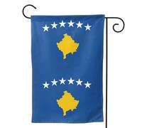 Drapeau du Kosovo pour l'extérieur, durable double face, décoration de vacances