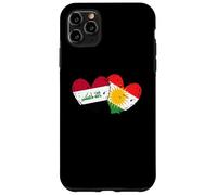 Drapeau du Kurdistan Irak en Forme de cœur Fierté kurde irakienne Coque pour iPhone 11 Pro Max