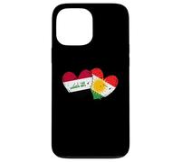 Drapeau du Kurdistan Irak en Forme de cœur Fierté kurde irakienne Coque pour iPhone 13 Pro Max