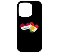 Drapeau du Kurdistan Irak en Forme de cœur Fierté kurde irakienne Coque pour iPhone 14 Pro