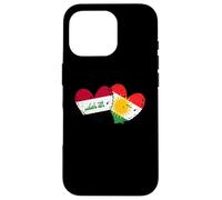 Drapeau du Kurdistan Irak en Forme de cœur Fierté kurde irakienne Coque pour iPhone 16 Pro