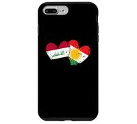 Drapeau du Kurdistan Irak en Forme de cœur Fierté kurde irakienne Coque pour iPhone 7 Plus/8 Plus