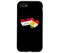 Drapeau du Kurdistan Irak en Forme de cœur Fierté kurde irakienne Coque pour iPhone SE (2020) / 7/8